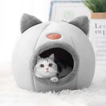 Load image into Gallery viewer, Cute Cat Ears Cat Bed
