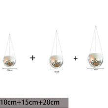 Load image into Gallery viewer, Disco Ball Flower Hanging Vase
