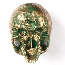 Load image into Gallery viewer, Bronze resin skull model home decor
