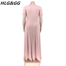 Load image into Gallery viewer, A-Line Long Plus Size Dress
