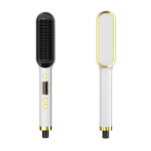 Multi-speed LCD Curling Iron Hairbrush