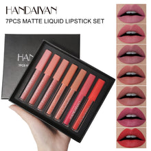 Load image into Gallery viewer, 6 Colors Fashion Liquid Lipstick Set
