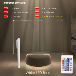 Rewritable 3D Night Light