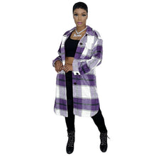 Load image into Gallery viewer, Elegant Checkered Coat
