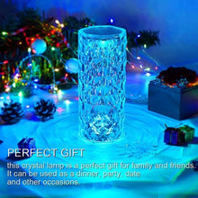 Load image into Gallery viewer, LED Crystal Table Lamp Projector
