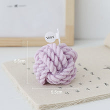 Load image into Gallery viewer, Creative Handmade Wool Ball Candle
