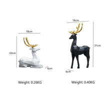 Load image into Gallery viewer, Resin Deer Statue Sculpture Ornament
