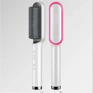 Multi-speed LCD Curling Iron Hairbrush