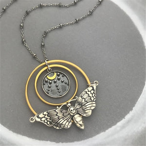 Luna Moth Necklace