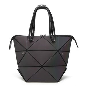 Luminous Geometric Ladies Tote Handbag