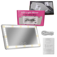 Load image into Gallery viewer, Car Visor Vanity Mirror with Lights
