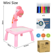 Load image into Gallery viewer, Kids Mini Led Art Drawing Table Set
