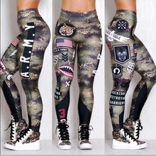 Load image into Gallery viewer, Armed Forces Print Leggings
