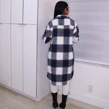 Load image into Gallery viewer, Elegant Checkered Coat
