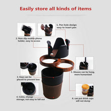 Load image into Gallery viewer, 4 In 1 Rotatable Car Cup Holder
