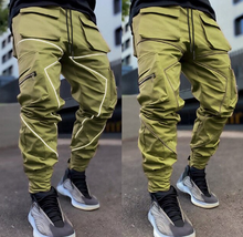 Load image into Gallery viewer, Men&#39;s Reflective Cargo Pants
