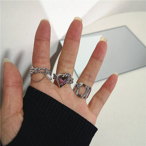 Crystal Love Ring