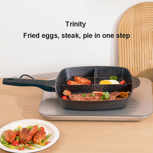 Non-Stick 3 Section Frying Pan