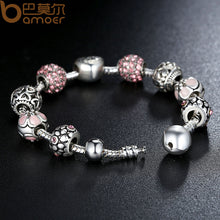 Load image into Gallery viewer, Antique Silver Charm Bracelet
