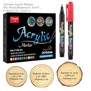 Acrylic Paint Pens with 36 Colors