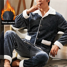 Load image into Gallery viewer, Men&#39;s Coral Fleece Sleepwear Pajamas
