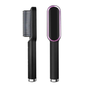 Multi-speed LCD Curling Iron Hairbrush