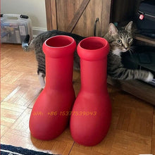 Load image into Gallery viewer, Red Boots Rain Boot
