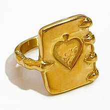 Load image into Gallery viewer, Gold Plated Magic Book Ring
