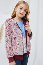 Load image into Gallery viewer, Little Girl&#39;s Faux Fur Hooded Jacket
