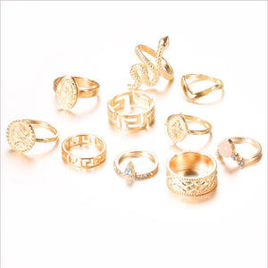 Snake Charmer Ring Set