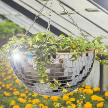 Load image into Gallery viewer, Disco Ball Flower Hanging Vase
