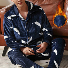 Load image into Gallery viewer, Men&#39;s Coral Fleece Sleepwear Pajamas
