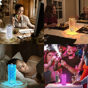 LED Crystal Table Lamp Projector