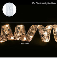 Load image into Gallery viewer, Ribbon Fairy Christmas Lights
