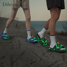 Load image into Gallery viewer, Graffiti Unisex Luminous Flip Flops
