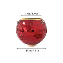 Load image into Gallery viewer, Disco Ball Flower Hanging Vase
