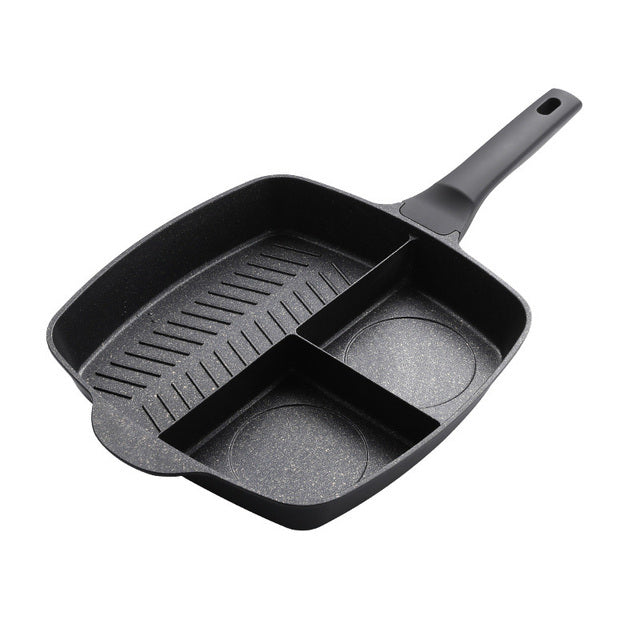 Non-Stick 3 Section Frying Pan