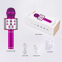 Load image into Gallery viewer, Bluetooth Karaoke Wireless Microphone
