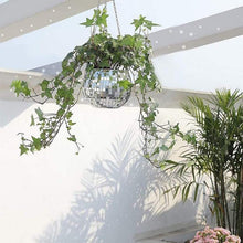 Load image into Gallery viewer, Disco Ball Flower Hanging Vase
