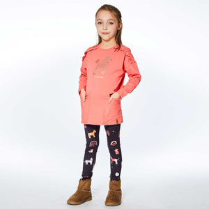 Little Girl's Printed Poodle Legging