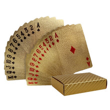 Load image into Gallery viewer, Gold Leaf Poker Cards
