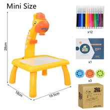 Load image into Gallery viewer, Kids Mini Led Art Drawing Table Set
