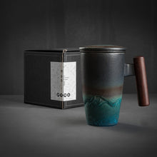 Load image into Gallery viewer, Retro Ceramic Coffee Mug Set
