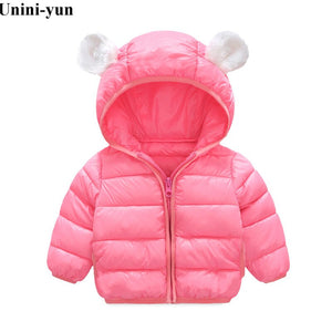 Kid's Parkas Down Outerwear Hooded Coat