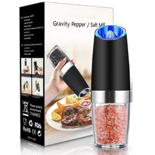 Load image into Gallery viewer, Electric Salt &amp; Pepper Mill Stainless Steel Set
