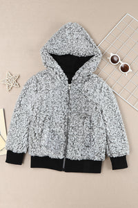 Little Girl's Faux Fur Hooded Jacket