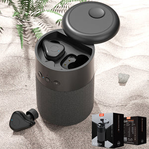 2-in-1 Mini Bluetooth Speaker & Headphones