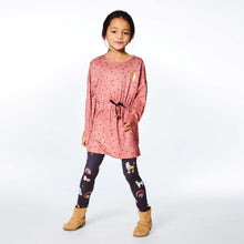 Load image into Gallery viewer, Little Girl&#39;s Printed Paws And Hearts Long Sleeve Tunic
