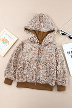 Load image into Gallery viewer, Little Girl&#39;s Faux Fur Hooded Jacket
