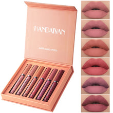 Load image into Gallery viewer, 6 Colors Fashion Liquid Lipstick Set
